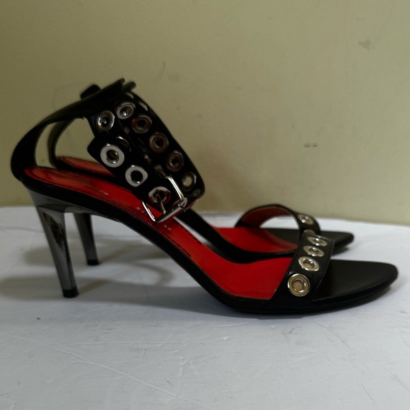 Proenza Schouler Grommets Leather Strappy Ankle Sandals Shoes Rings Sexy Goth 38 - Picture 2 of 16